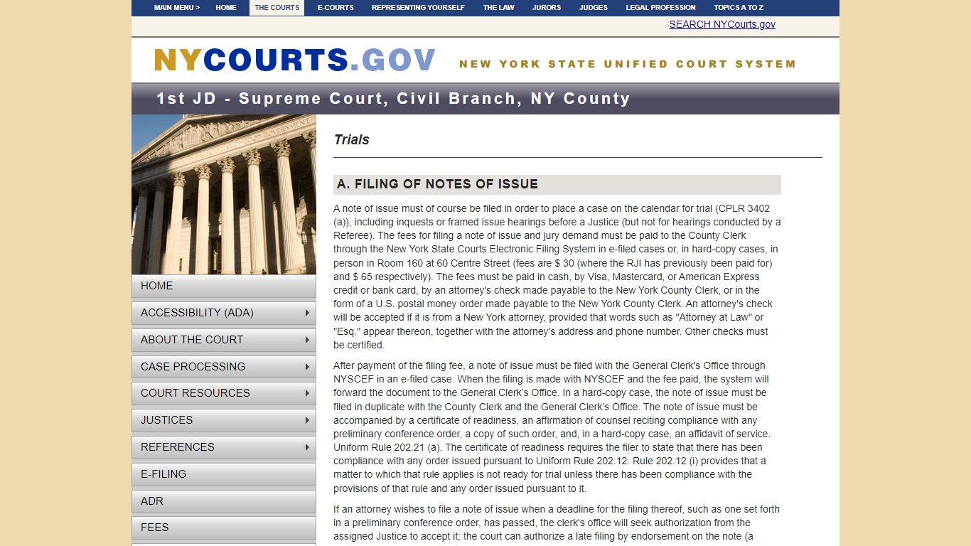 Trials | NYCOURTS.GOV - Judiciary of New York