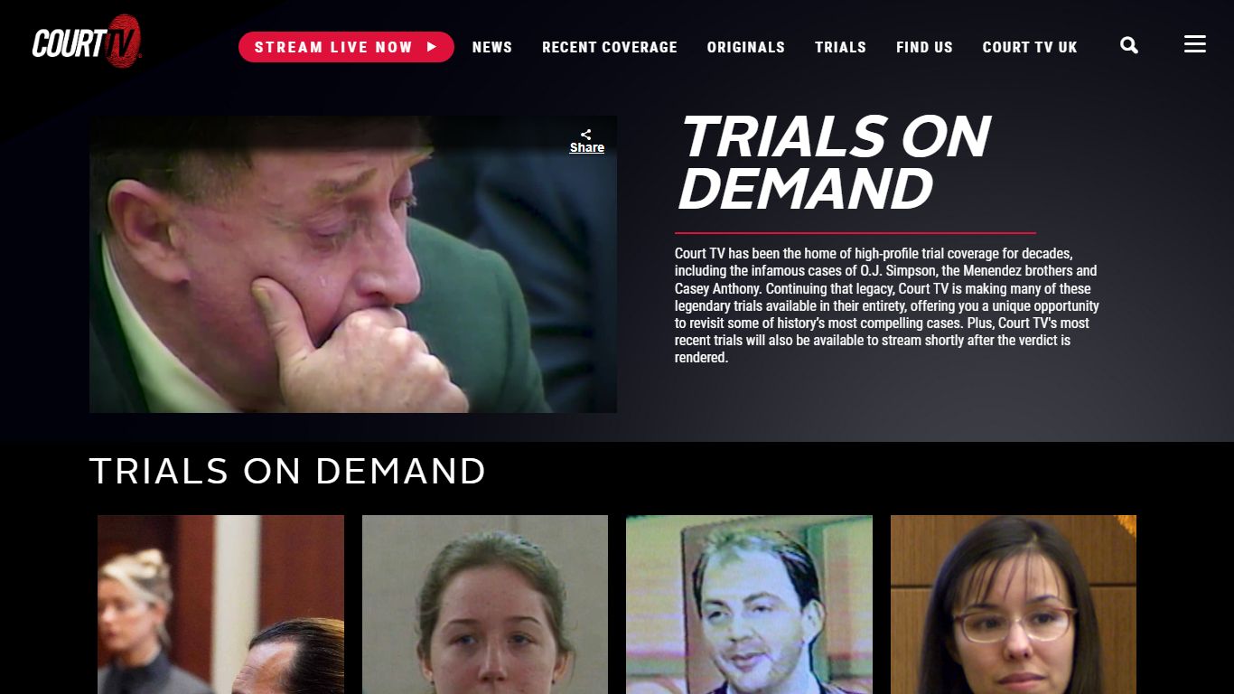 Trials On Demand - Court TV